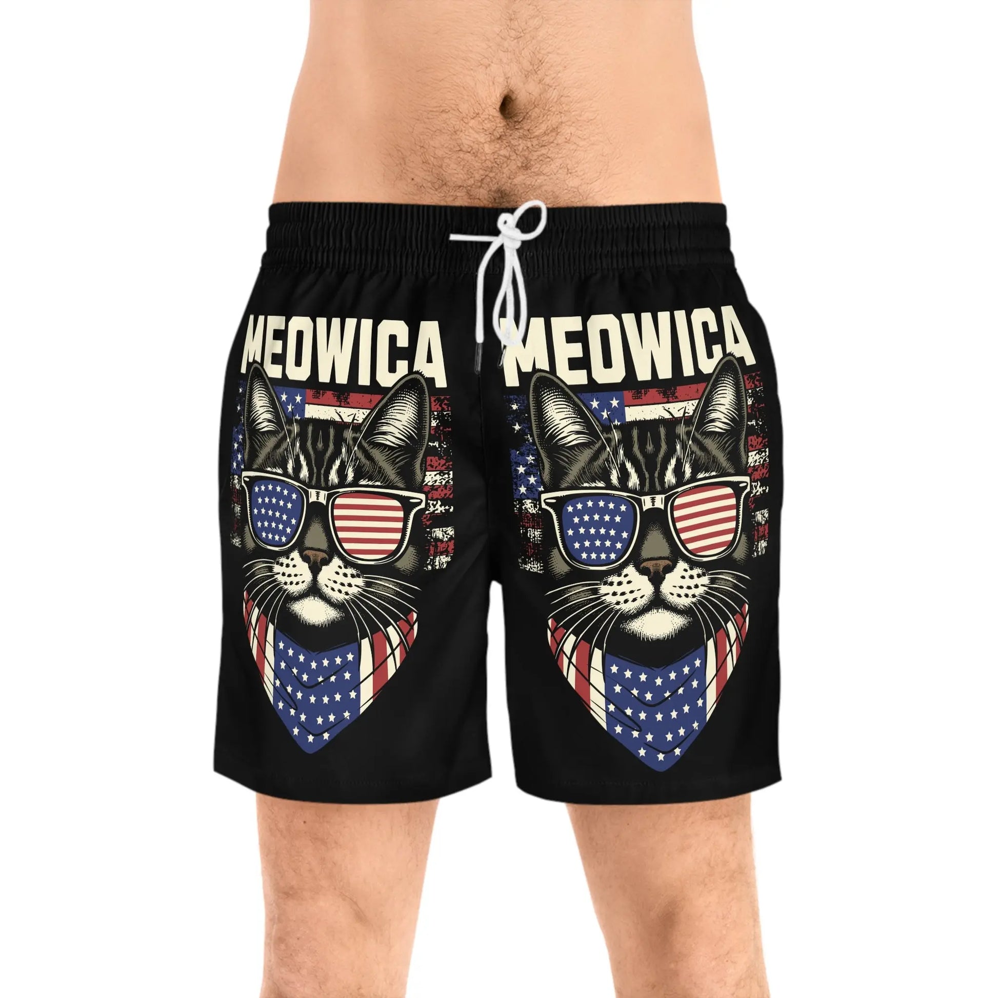 Swim Trunks MEOWICA Design Printify