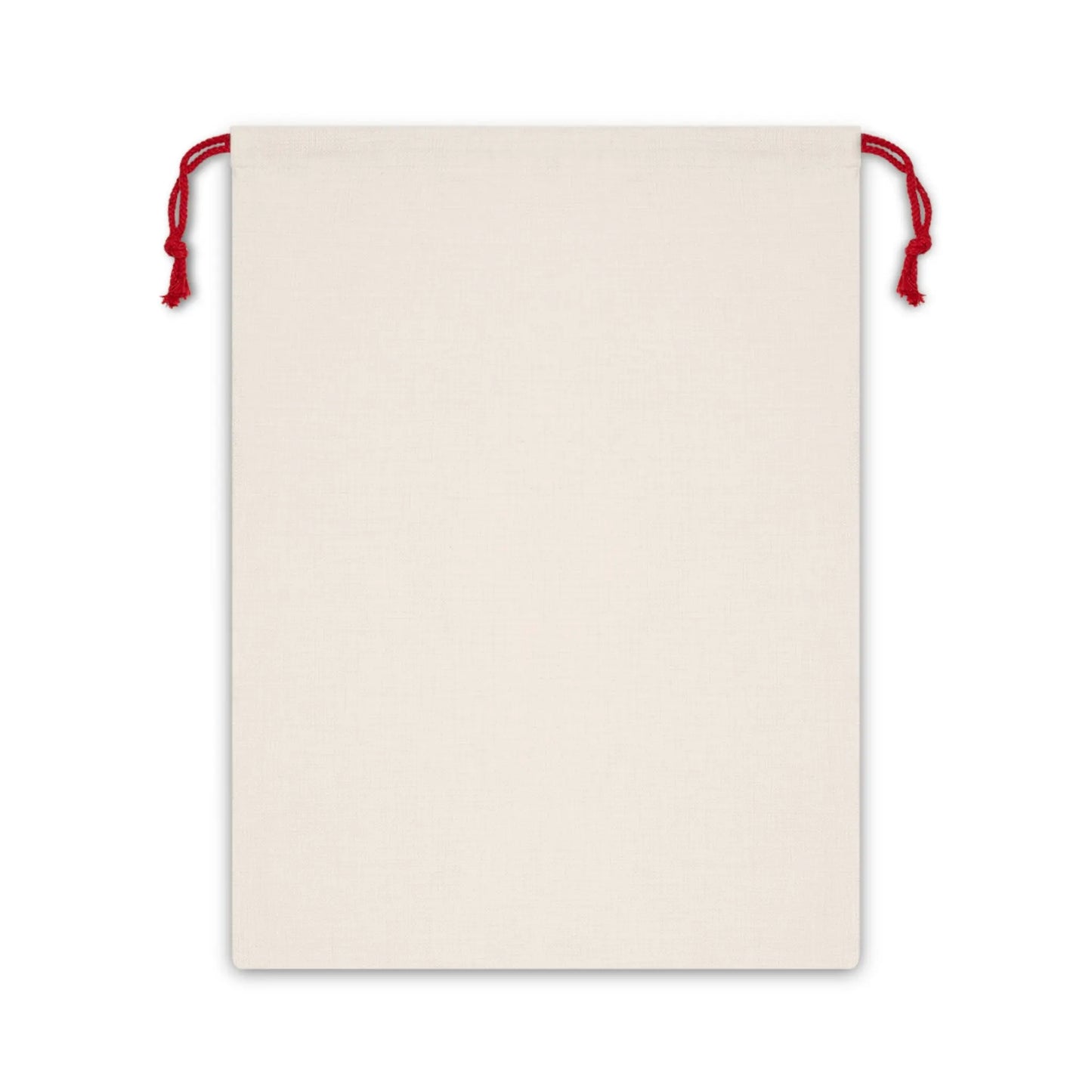 Personalized Candy Cane Stripe Gift Bag — Custom Name Holiday Drawstring Sack Printify