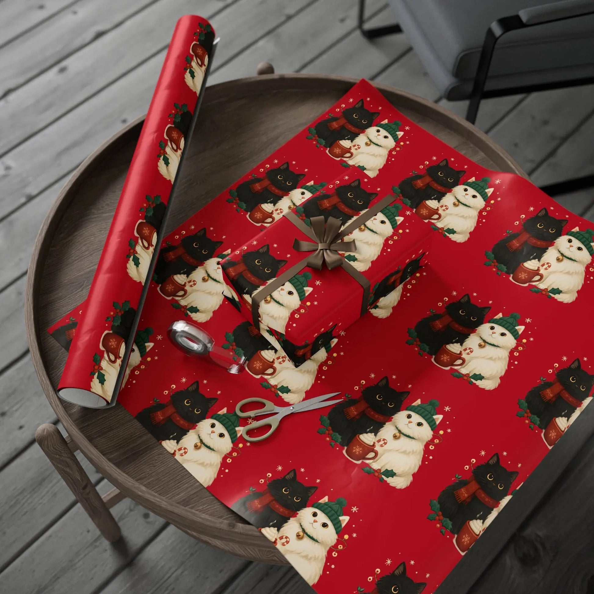 Holiday Wrapping Paper Roll Printify