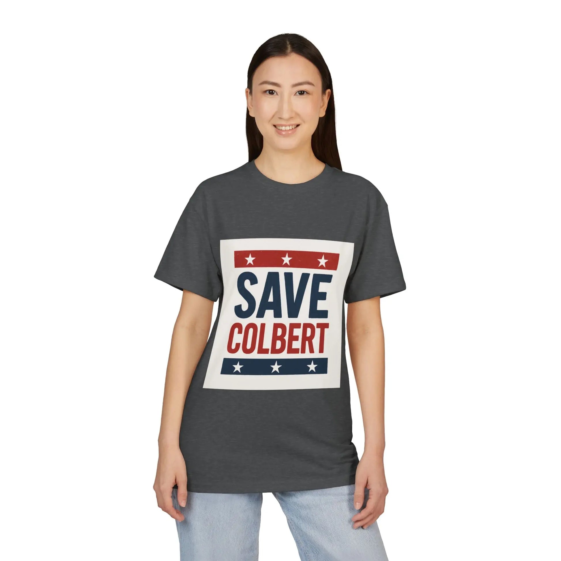 Save Colbert Unisex T-Shirt - Ferris Bueller Style 80s Movie Inspired Resistance Tee Printify