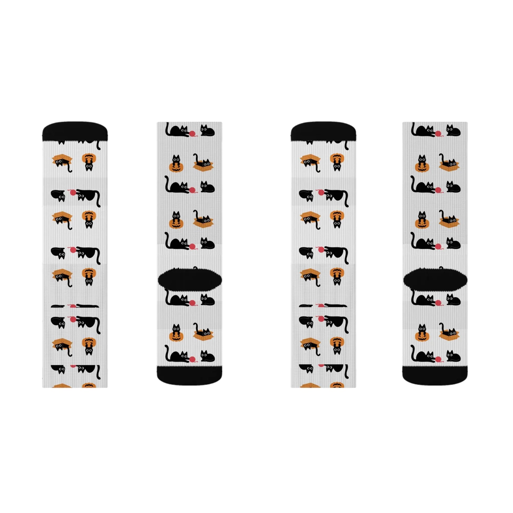 Cat Lovers Sublimation Socks - FloofChonk