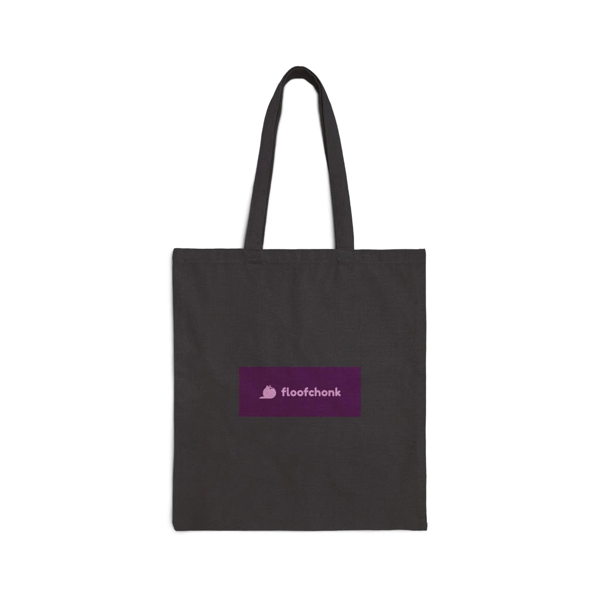 Canvas Tote Bag - Cute Cat Pet Lover Eco-Friendly Shopping Floofchonk Design Printify