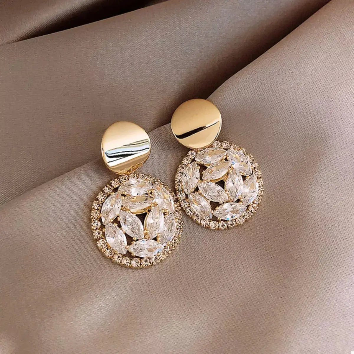 18K Gold - Plated Dangle Earrings - FloofChonk