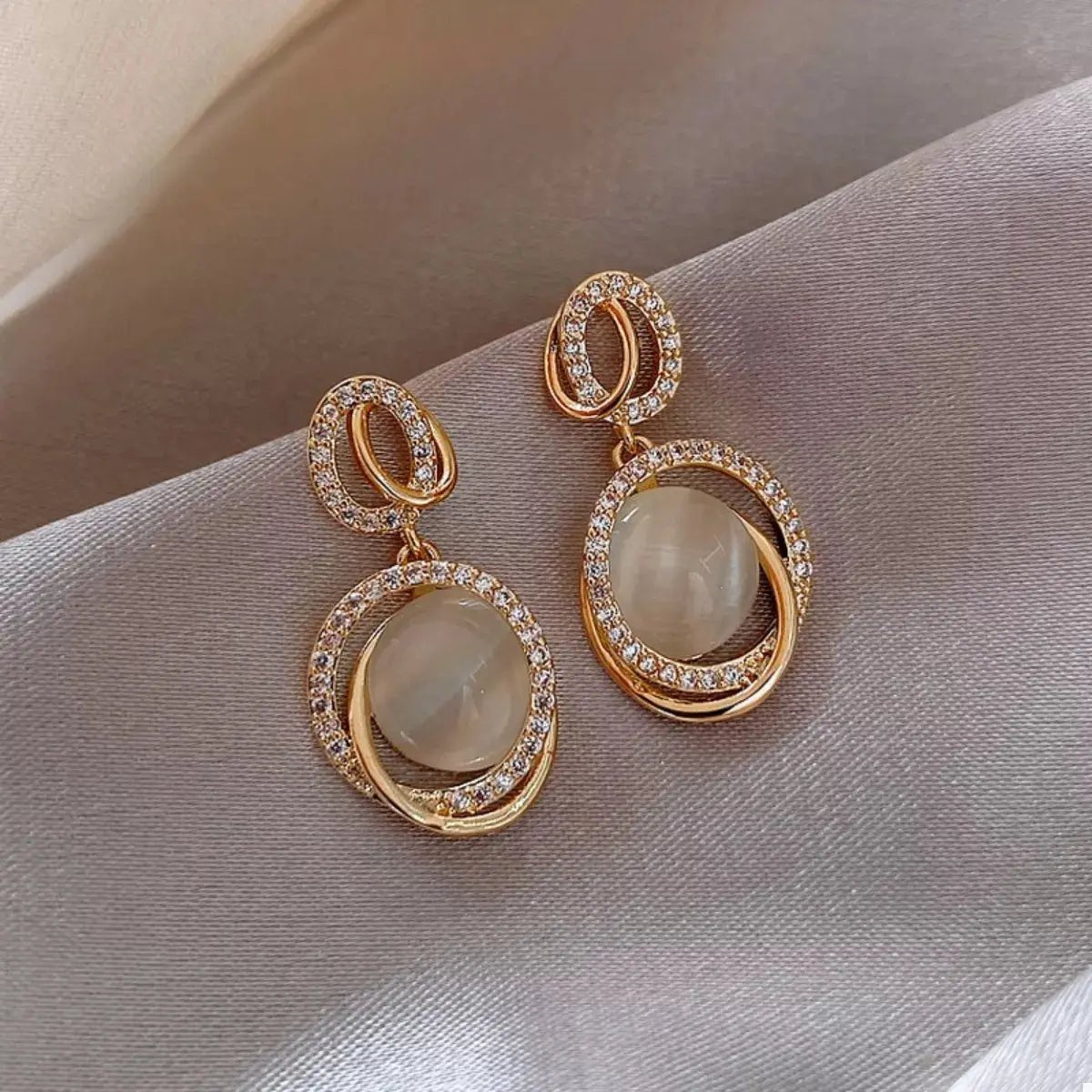 18K Gold - Plated Dangle Earrings - FloofChonk