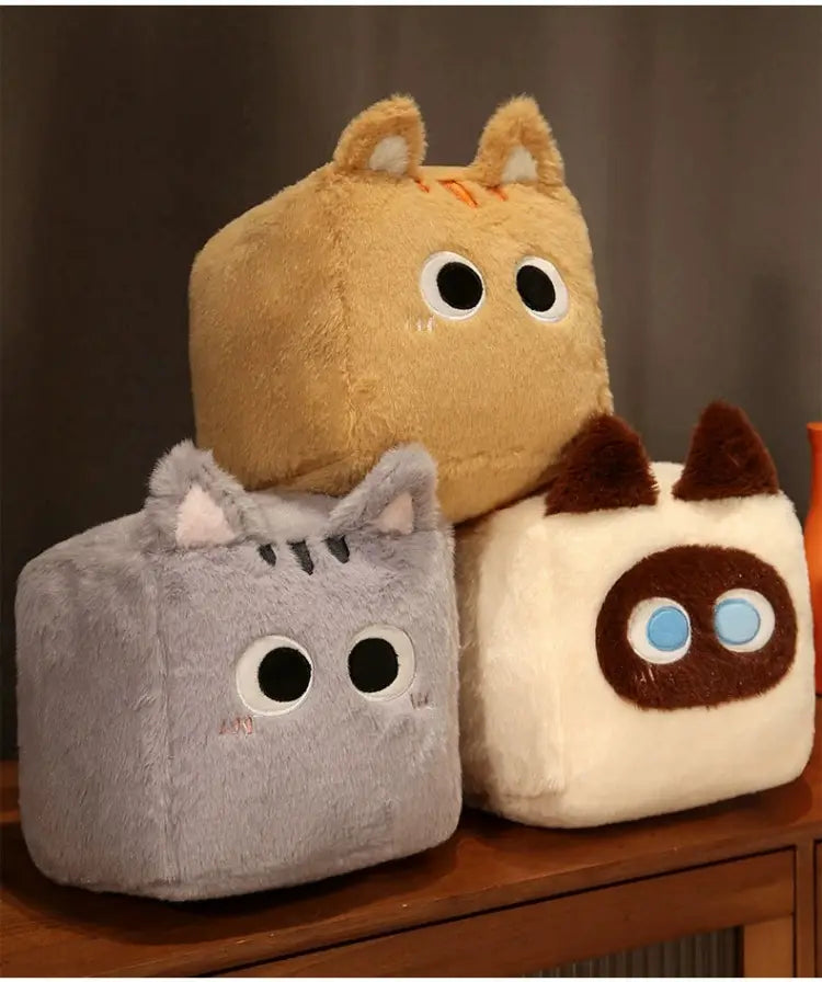 Square Cat Doll Sleeping Pillow Plush Toy