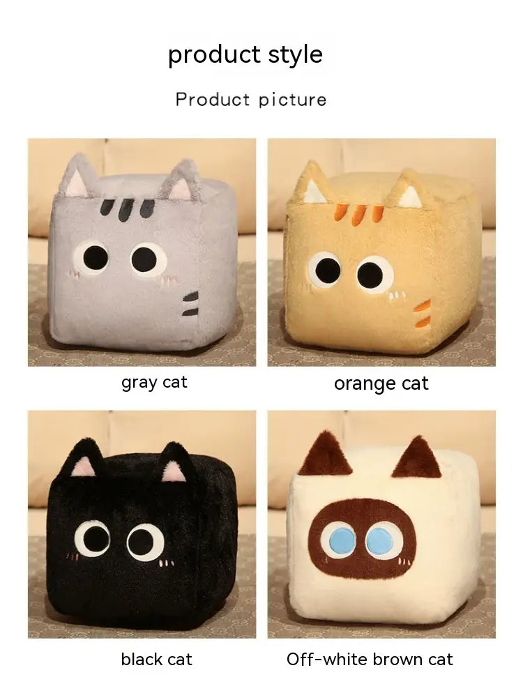 Square Cat Doll Sleeping Pillow Plush Toy