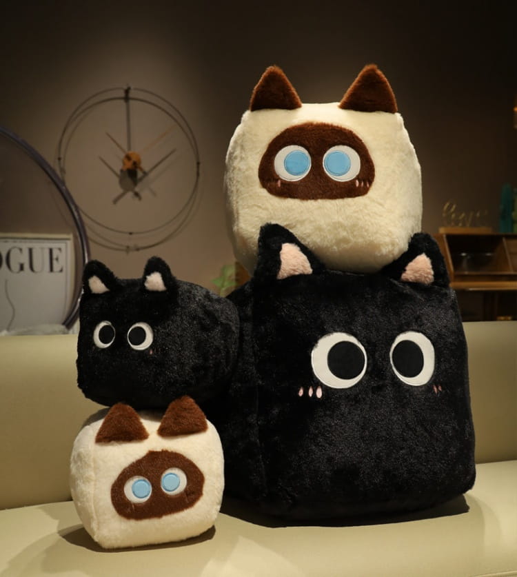 Square Cat Doll Sleeping Pillow Plush Toy