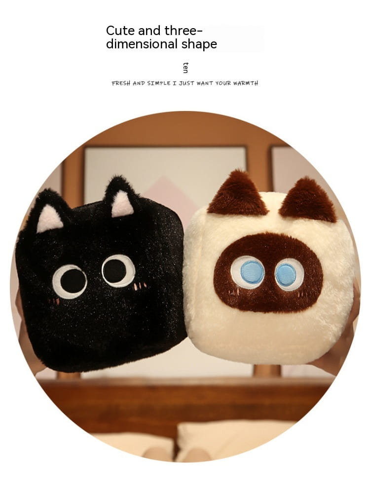 Square Cat Doll Sleeping Pillow Plush Toy