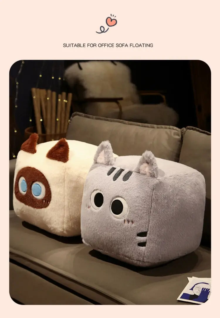 Square Cat Doll Sleeping Pillow Plush Toy