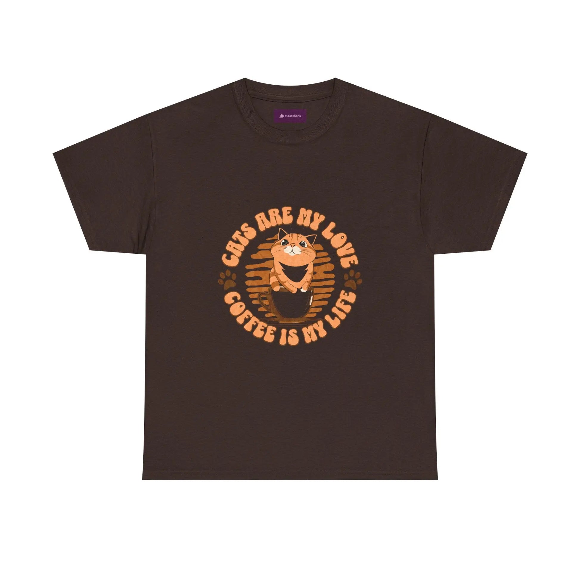 Retro Coffee Tee, Funny Cat Lover Shirt, Gift for Pet Owners, Cute Graphic Tee, Inspirational Animal Apparel Printify