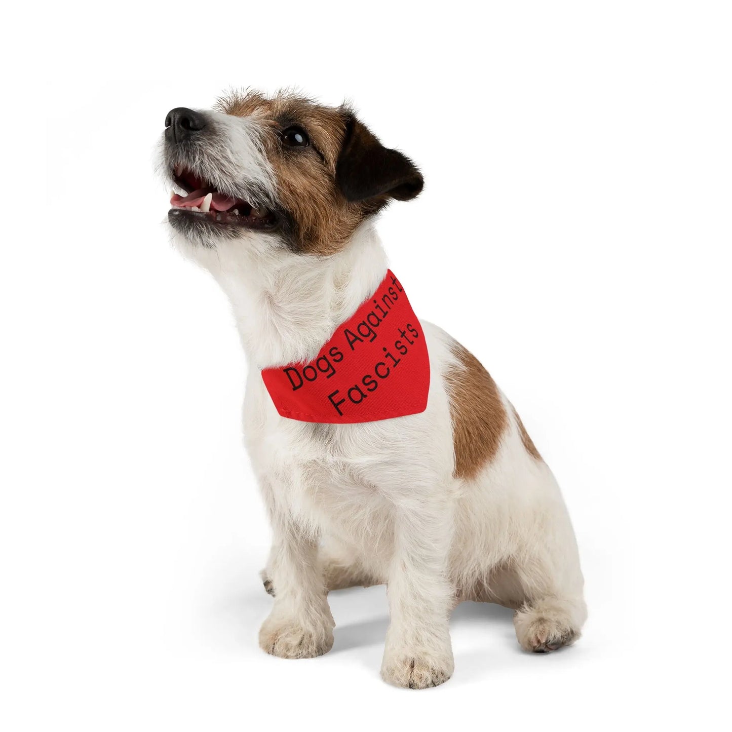 Dogs Against Fascists Pet Bandana Collar Printify