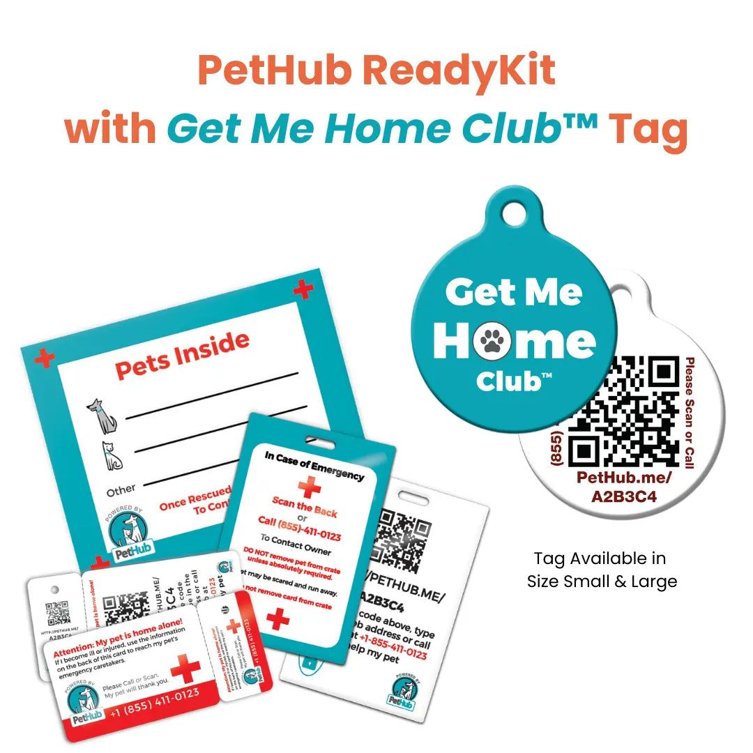 PetHub QR Pet ID Comprehensive ReadyKit – Complete Emergency Kit PetHub