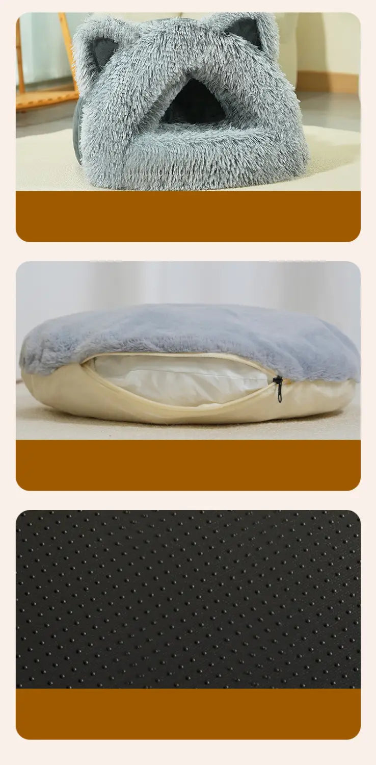 Cute Cat-Shaped Bed for Pets
