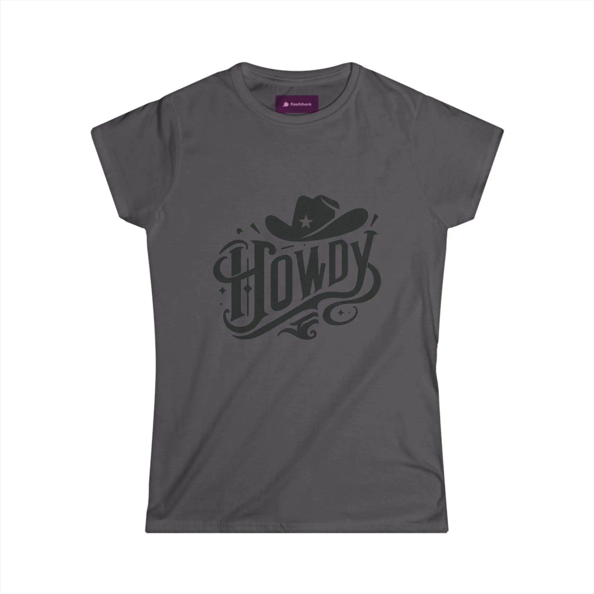 Howdy Graphic Women's Softstyle Tee, Cowgirl Shirt, Cute Western Style Shirt, Gift for Her, Soft Cotton Tee Printify