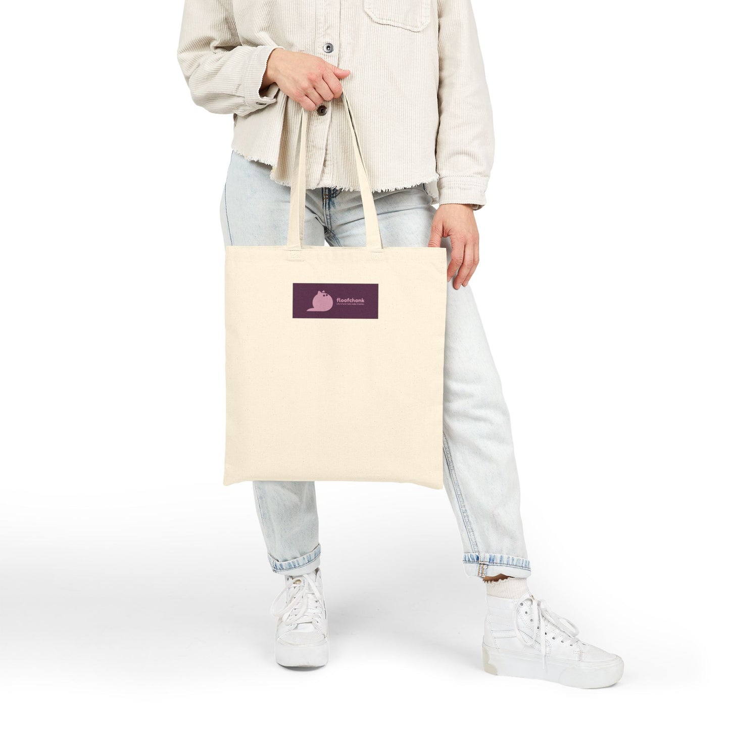 Canvas Tote Bag – "Low Tolerance, High Whiskers" Cat Tote | Funny Cat Lover Gift