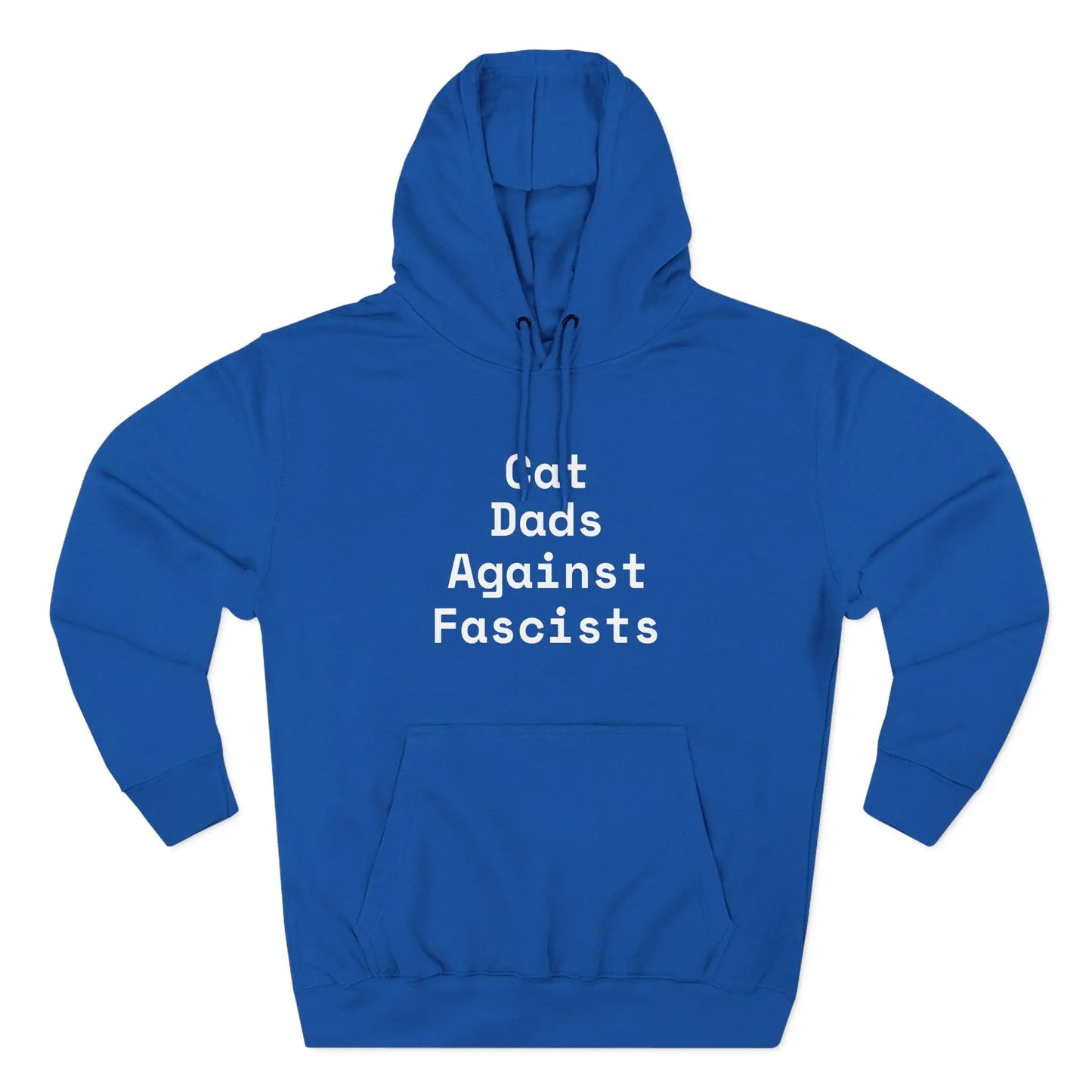 Cat Dads Against Fascists Hoodie Printify