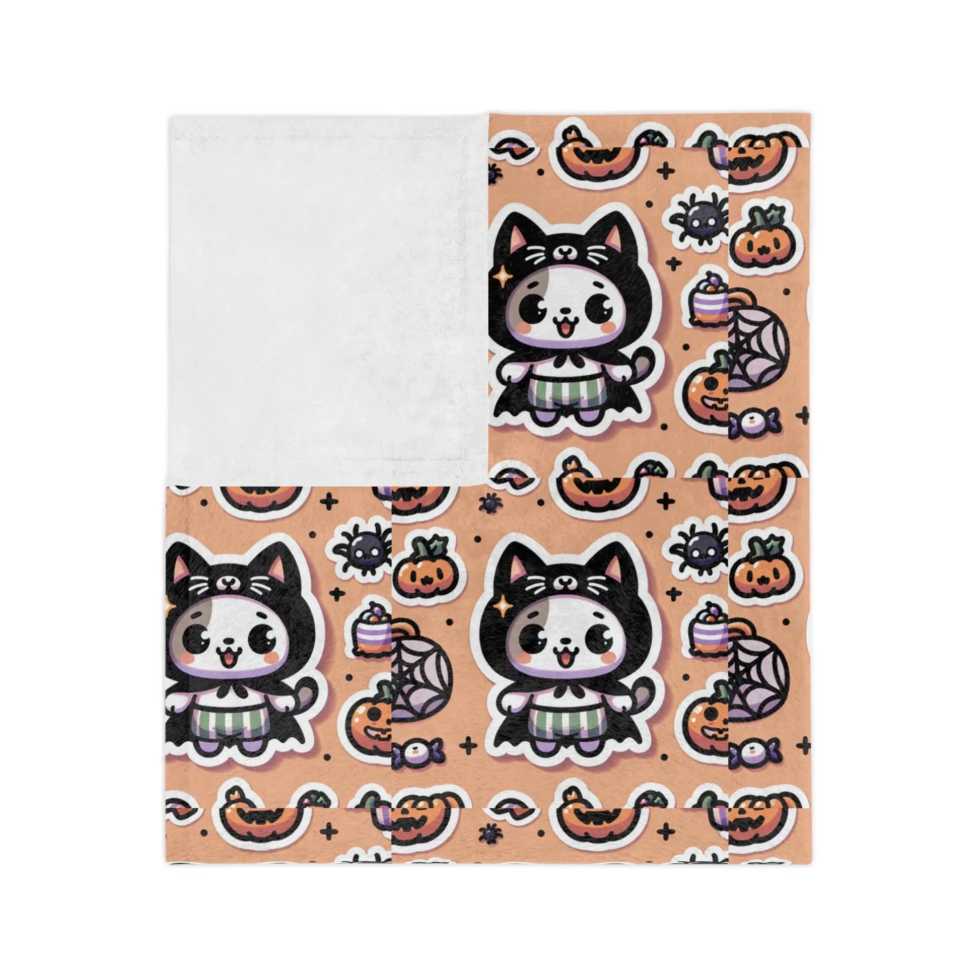 Velveteen Blanket - Cute Animal Themed Cozy Decorative Throw for Kids and Teens - FloofChonk