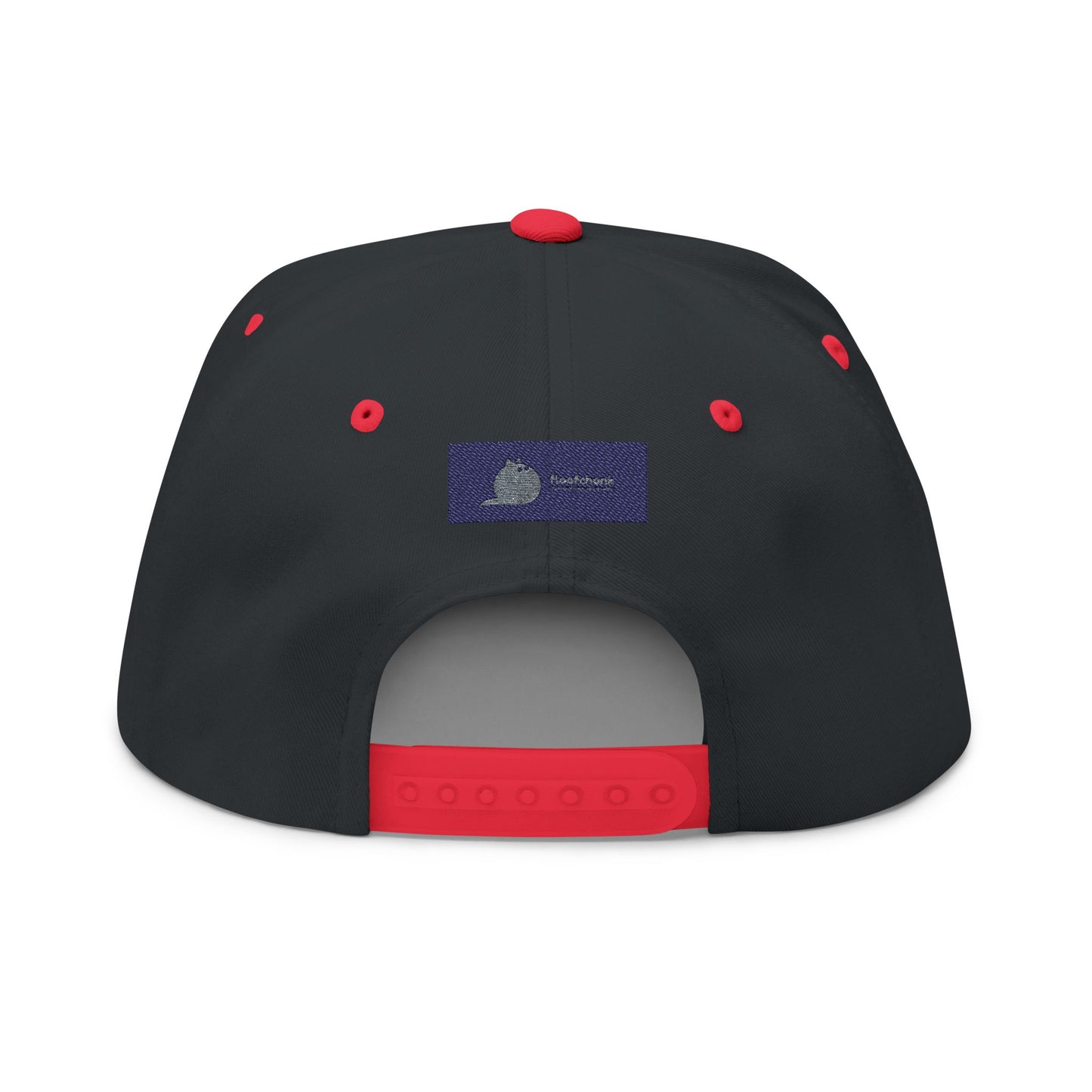 Paws Off My Rights Flat Bill Cap — Embroidered Cat Paw Freedom Hat