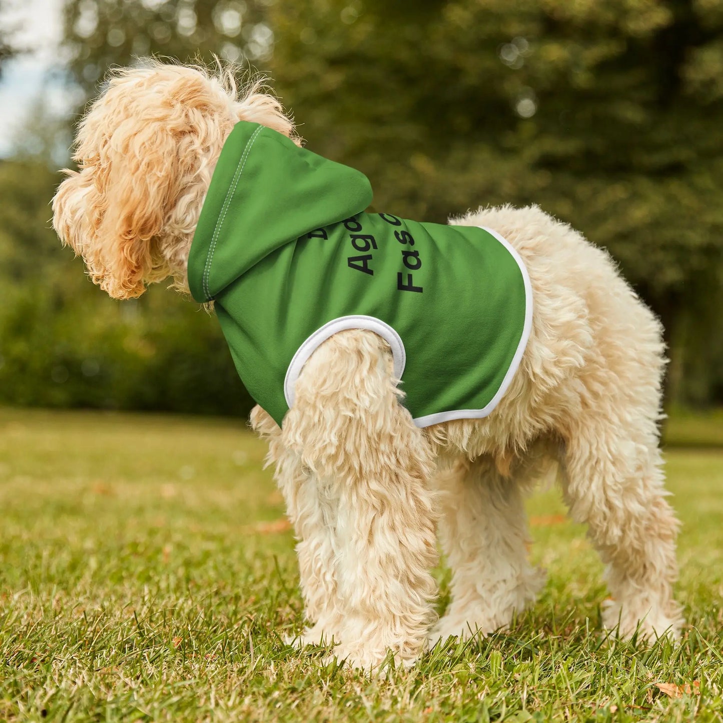 Dogs Against Fascists Pet Hoodie Printify