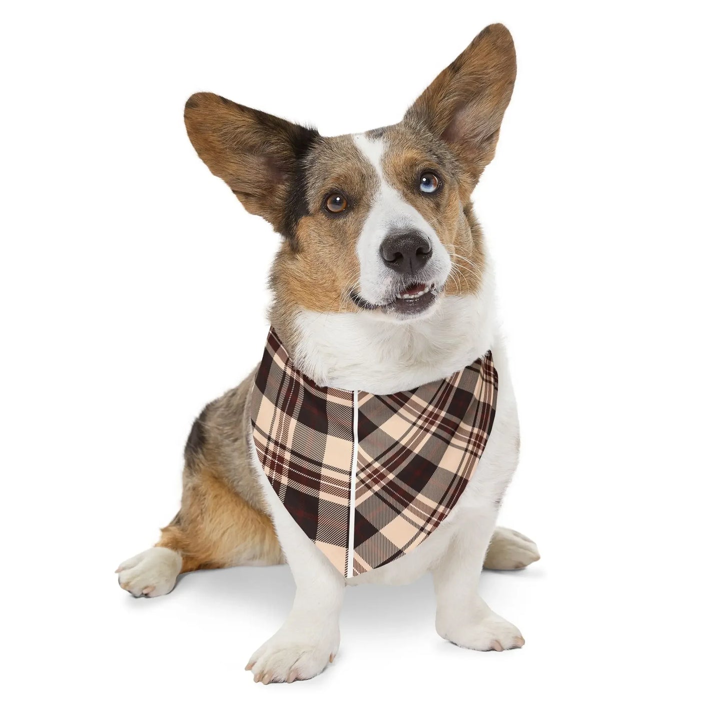 Pet Bandana Collar - Plaid Design - FloofChonk