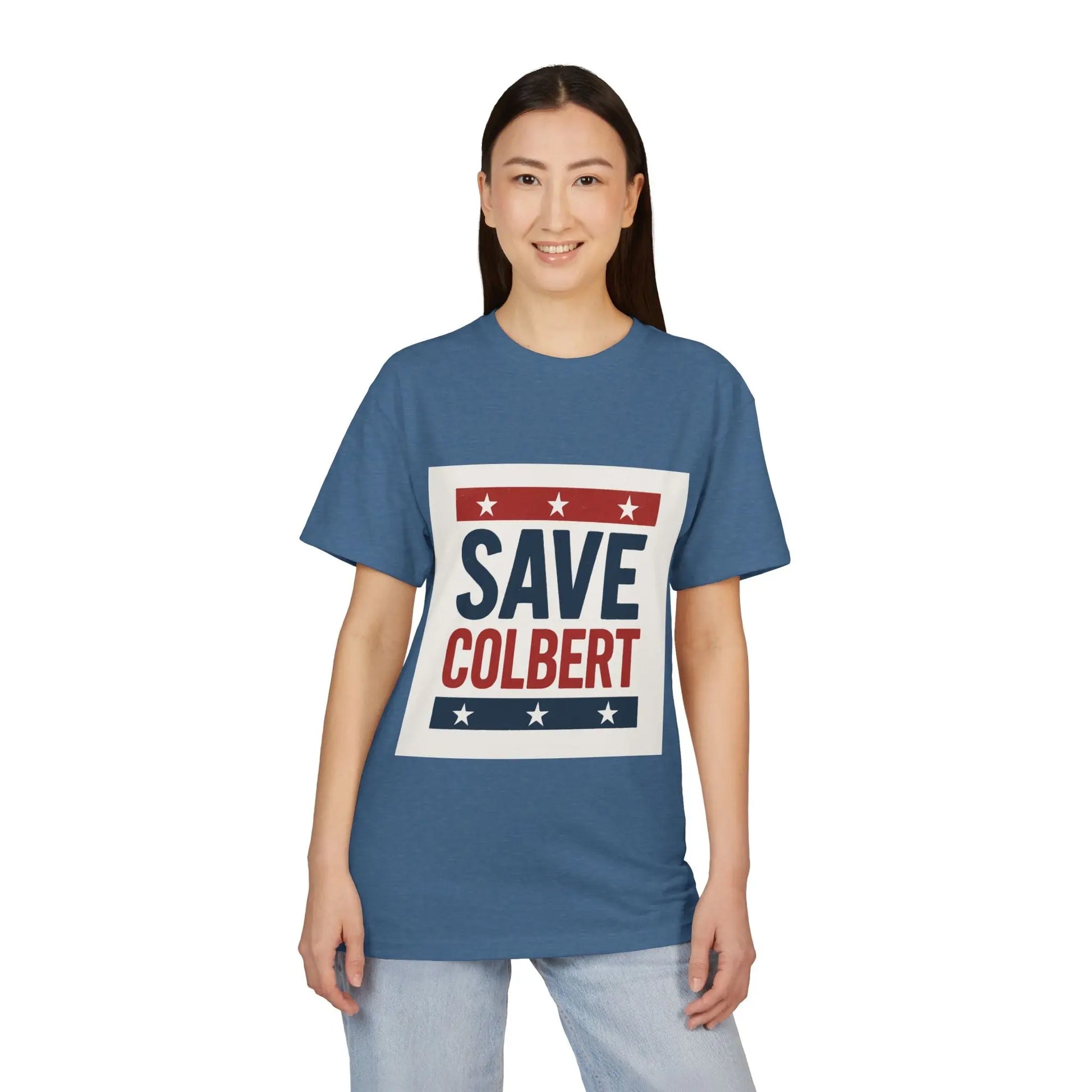 Save Colbert Unisex T-Shirt - Ferris Bueller Style 80s Movie Inspired Resistance Tee Printify