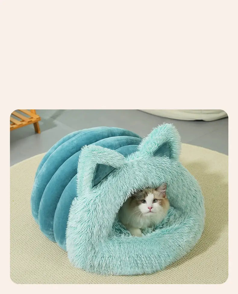Cute Cat-Shaped Bed for Pets