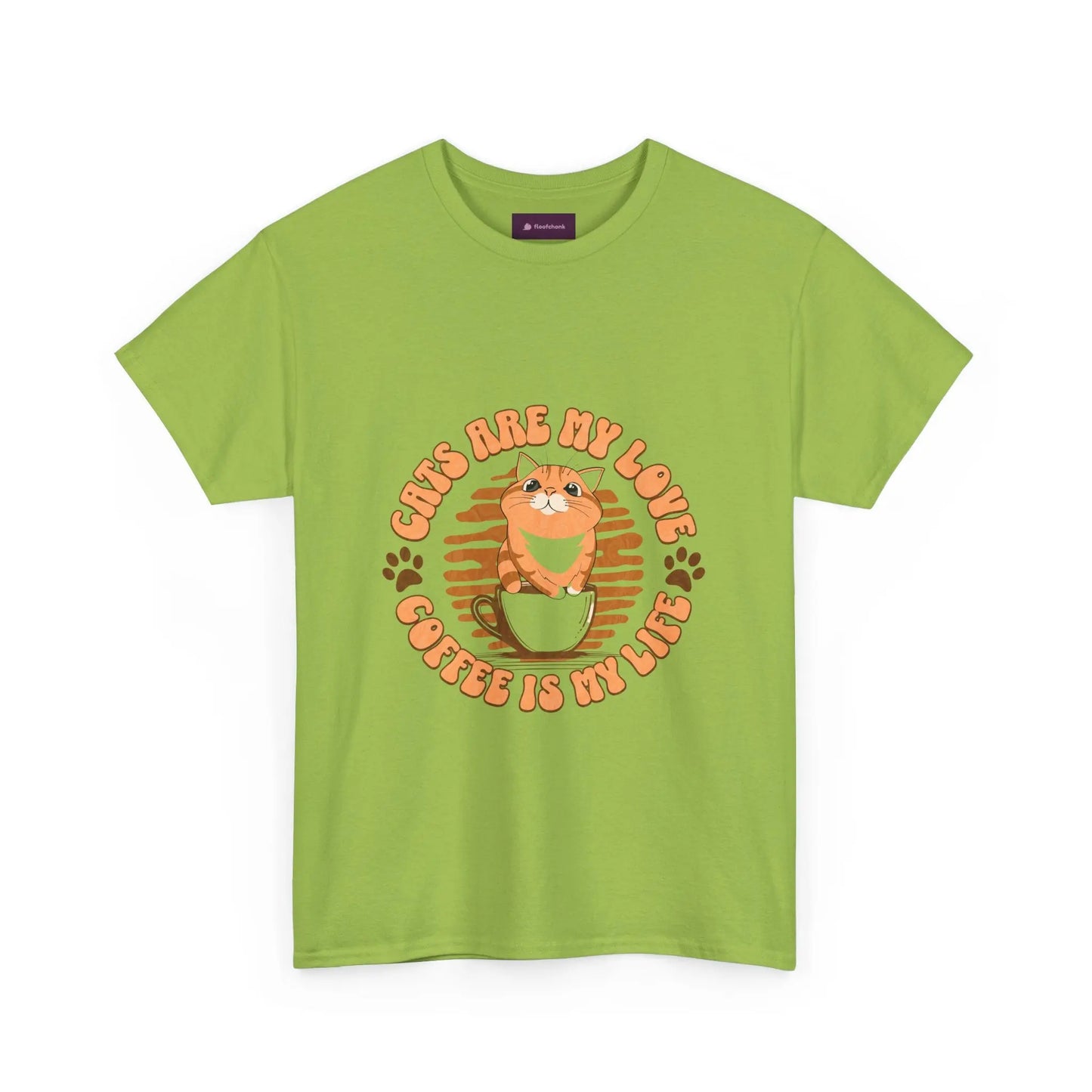 Retro Coffee Tee, Funny Cat Lover Shirt, Gift for Pet Owners, Cute Graphic Tee, Inspirational Animal Apparel Printify