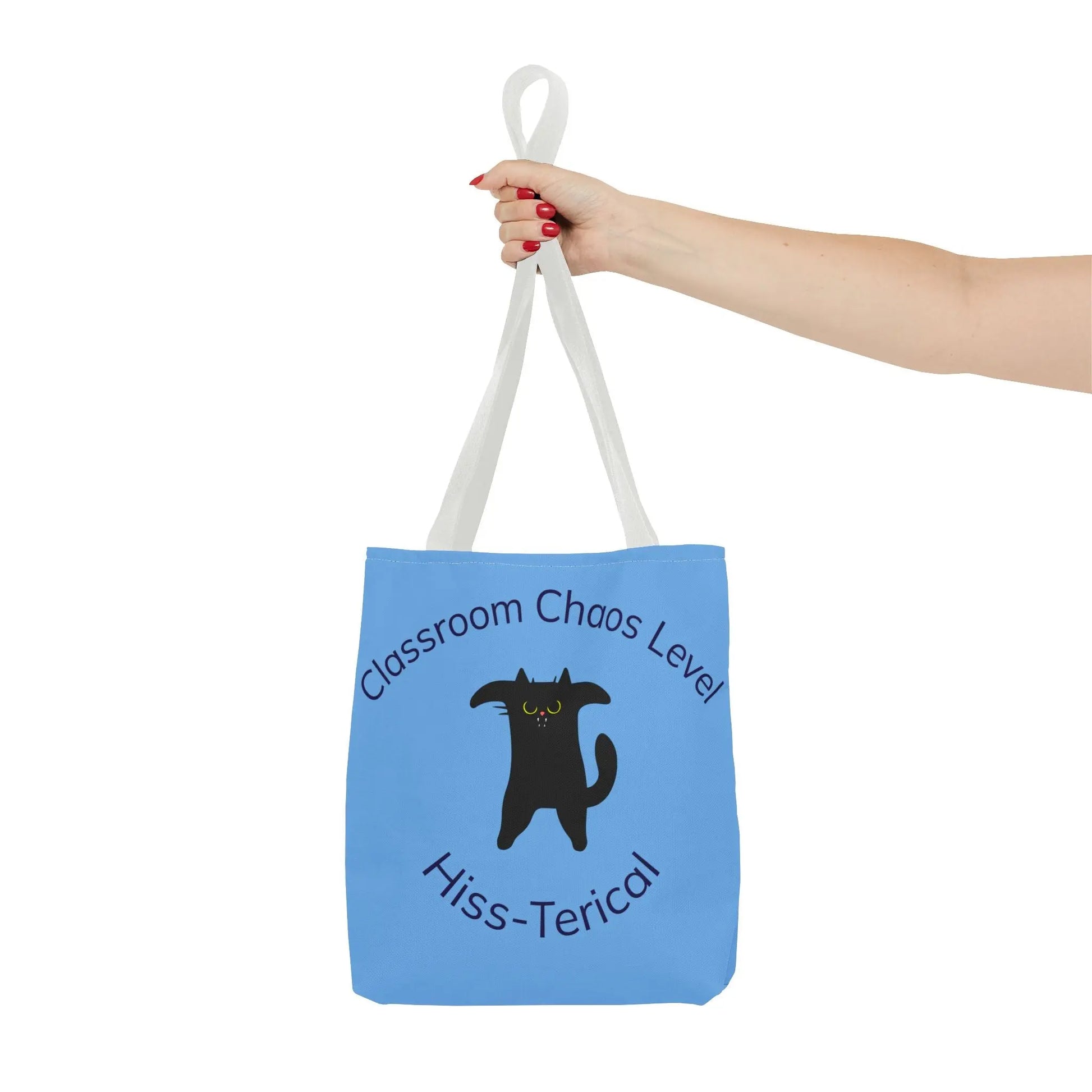 Tote Bag - Classroom Chaos Level Hiss-terical Tote for Teachers Printify