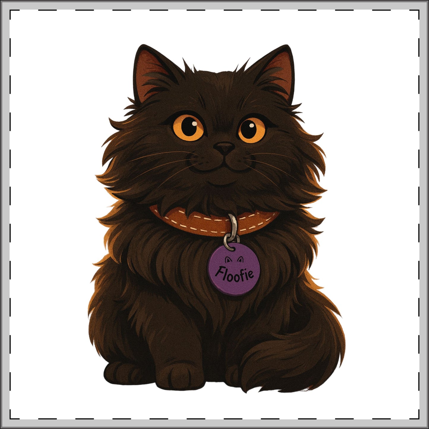 Custom Pet Statue — 'Floofie' Cat Figurine Printify