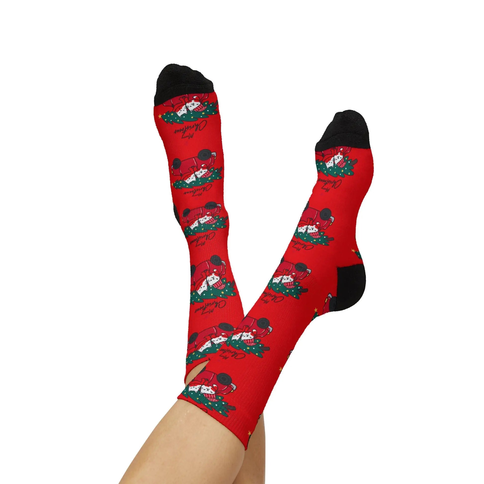 Copy of Cat Pattern Sublimation Socks Printify