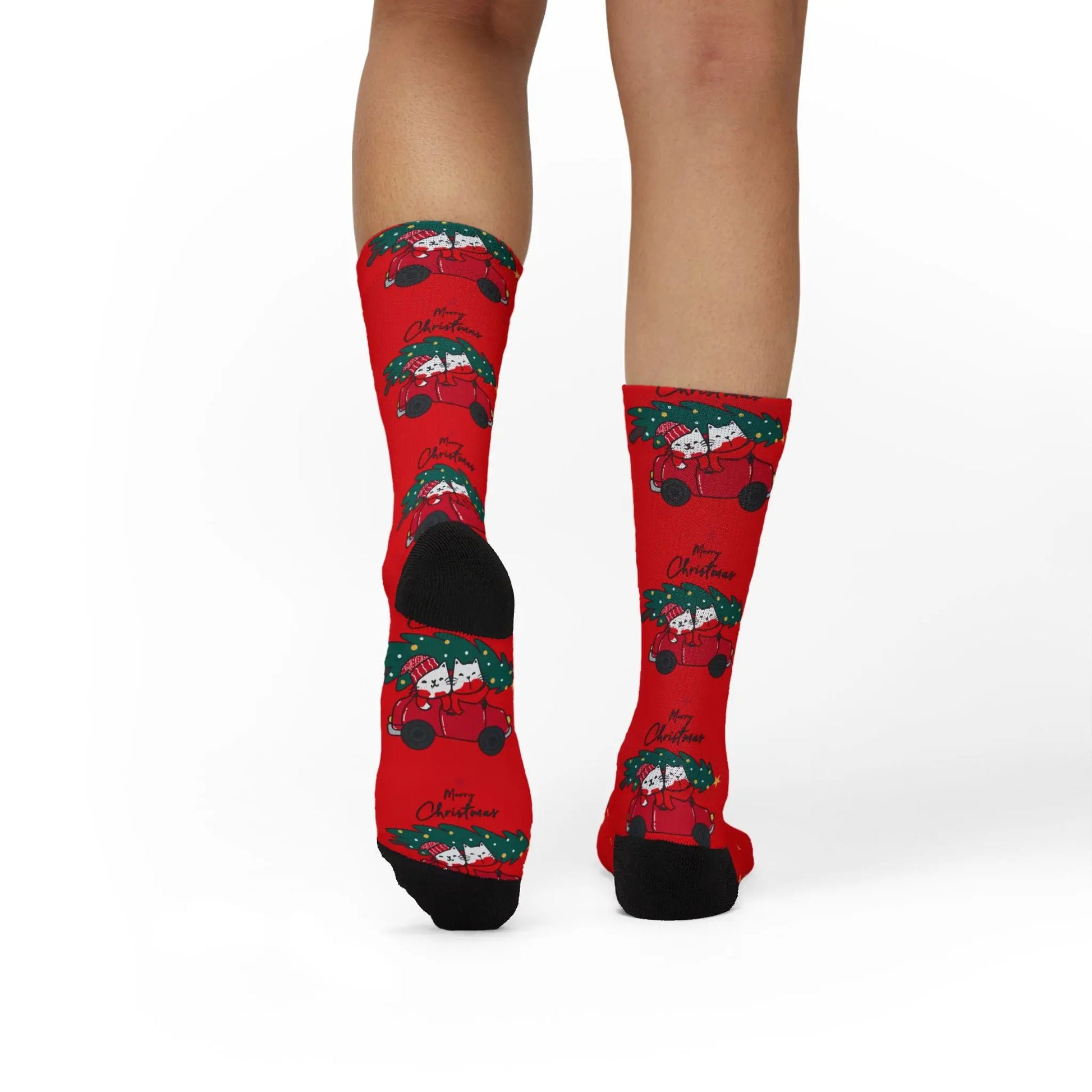 Copy of Cat Pattern Sublimation Socks Printify