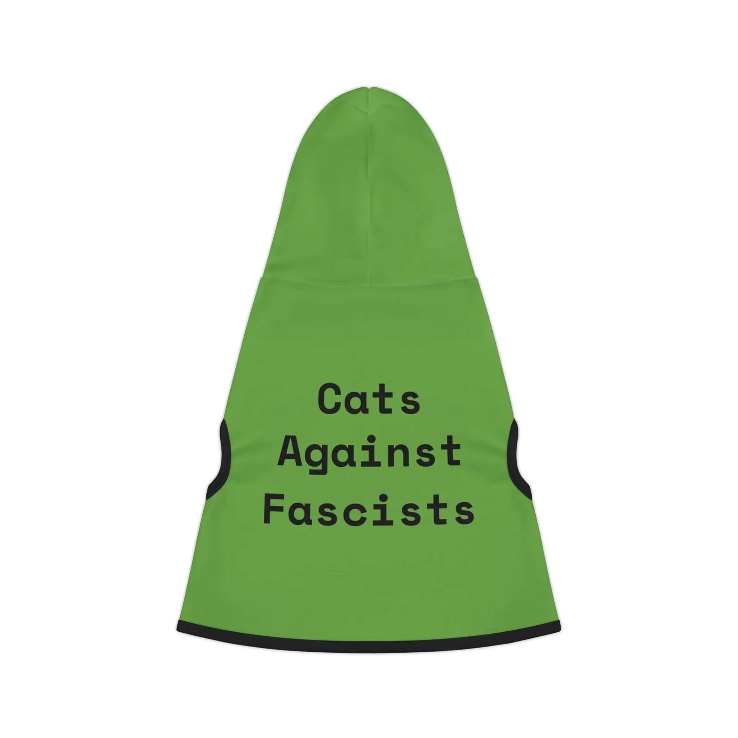 Cats Against Fascists Pet Hoodie
