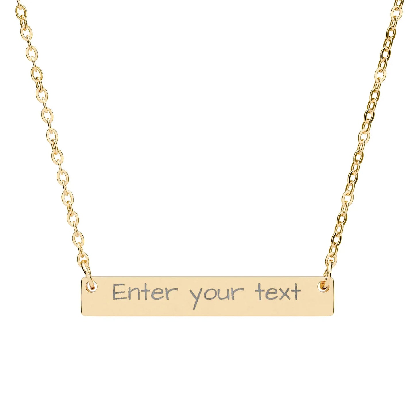 Necklace Personalized Engraved Printify