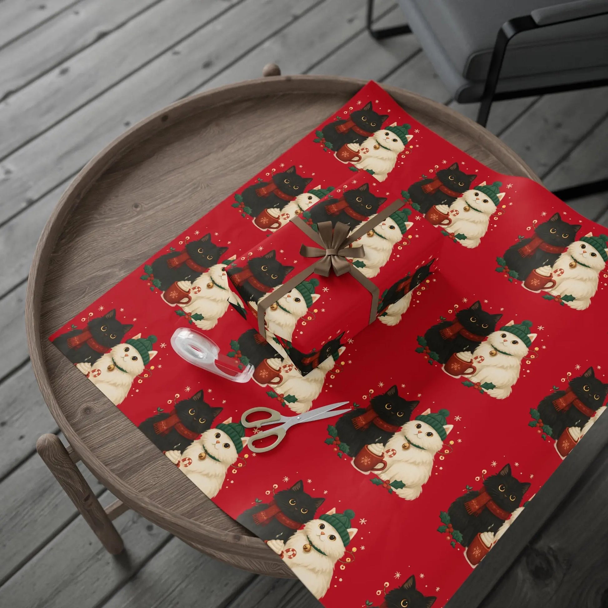 Holiday Wrapping Paper Roll Printify