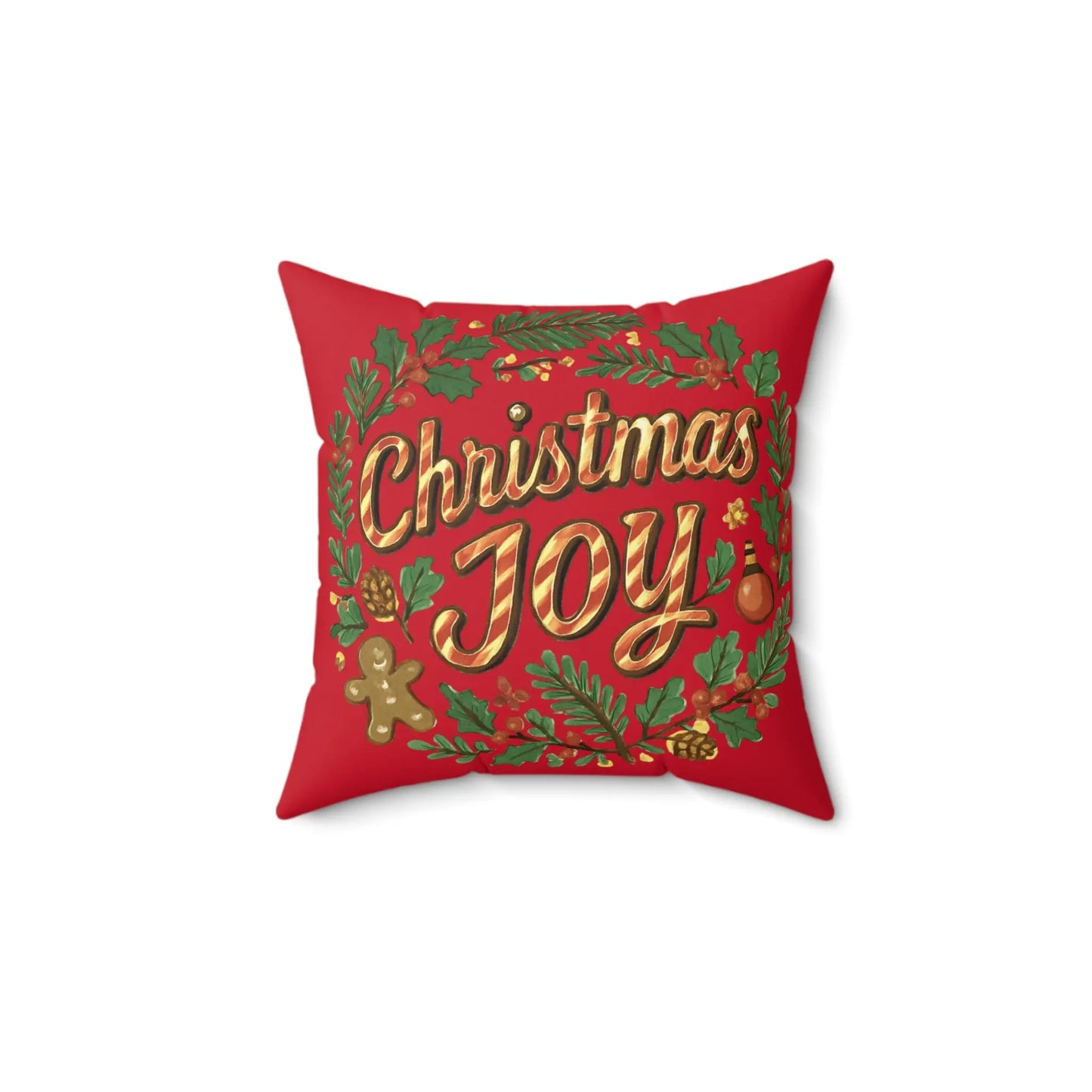 Christmas Joy Holiday Pillow Printify