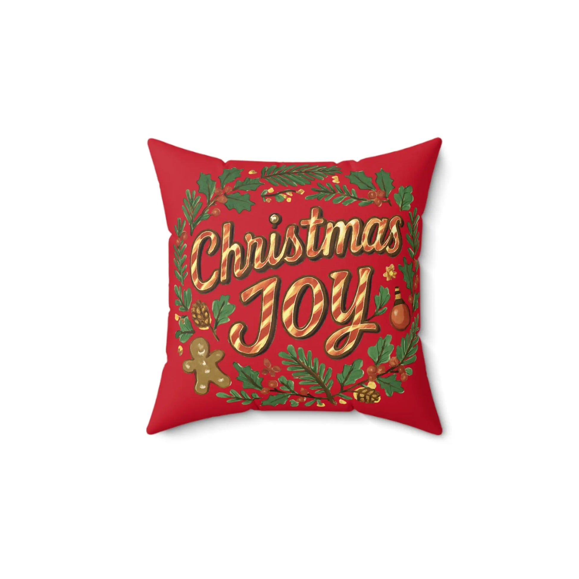 Christmas Joy Holiday Pillow Printify