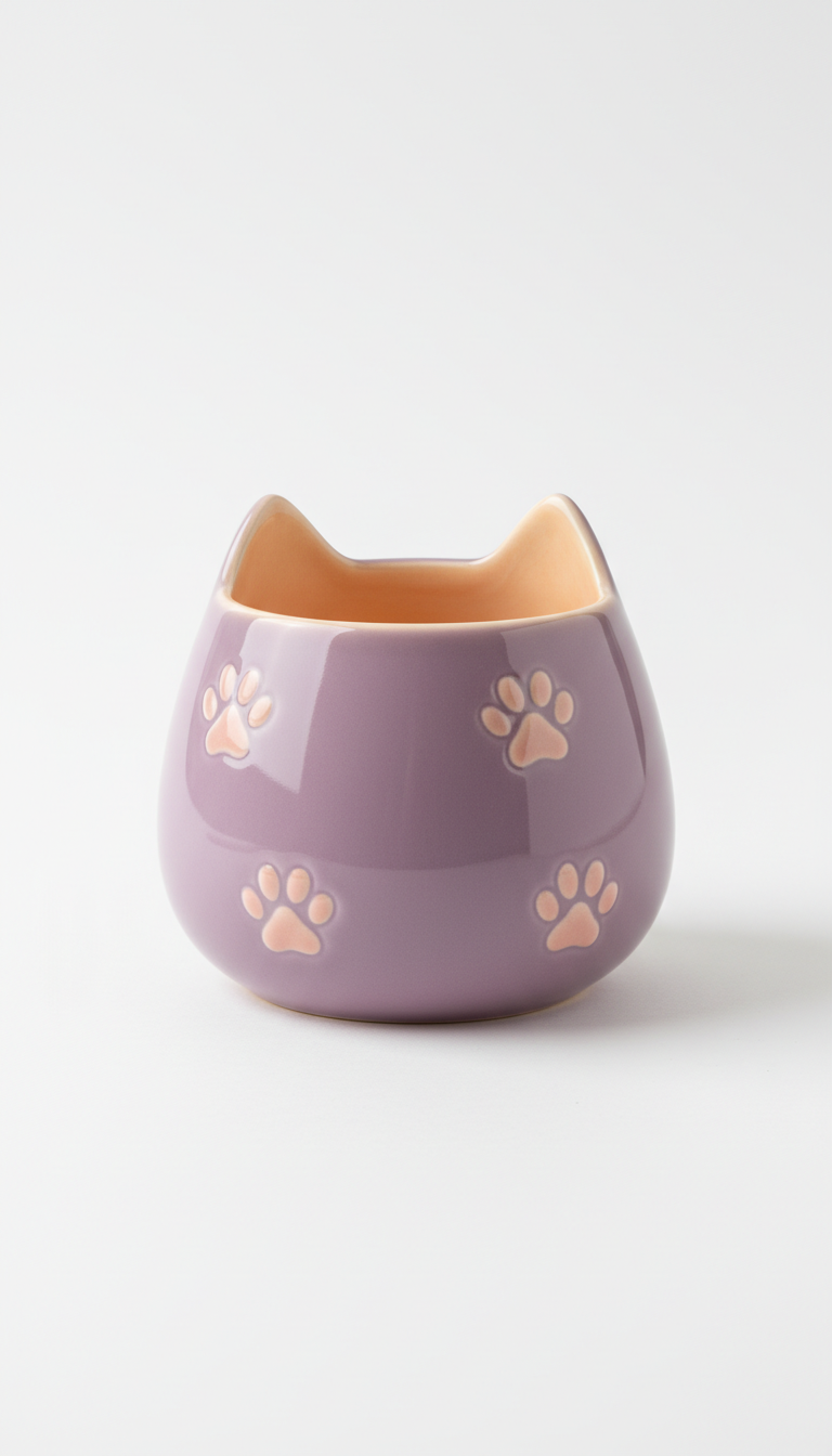 Ceramic Mug with Tail Handle