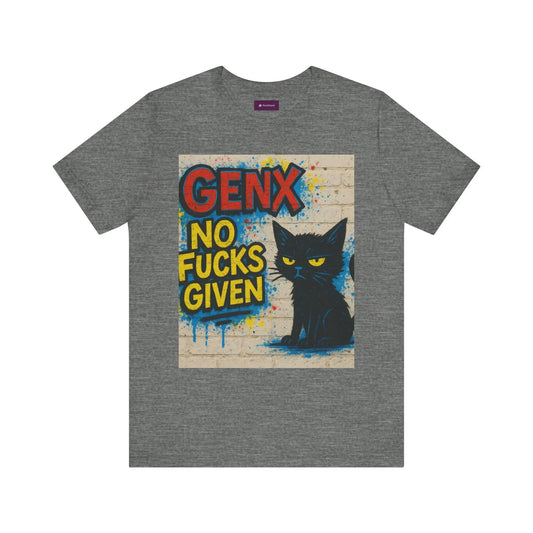 Graphic Cat Tee - Unisex Jersey Short Sleeve T-Shirt for Cat Lovers Printify