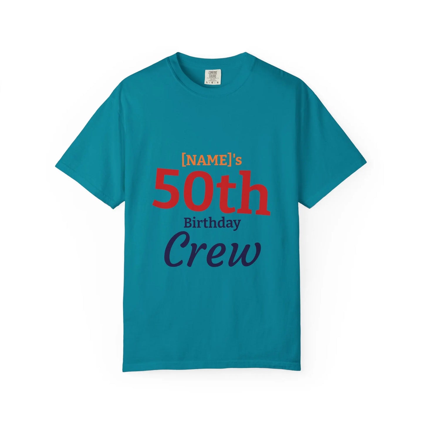 Crew T-Shirt - 'Still Spinning at 50' Retro Boombox Tee Printify