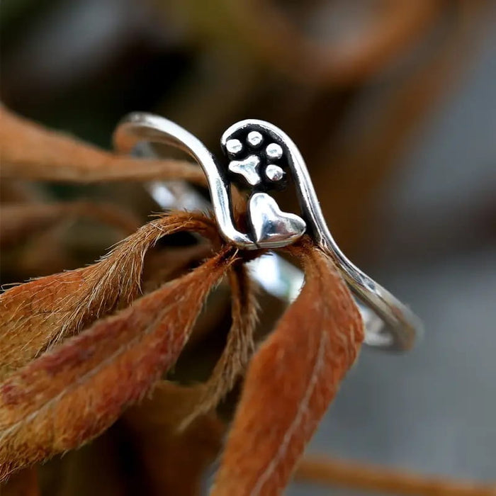 Cat’s Paw Love Ring Female Cute Fashion