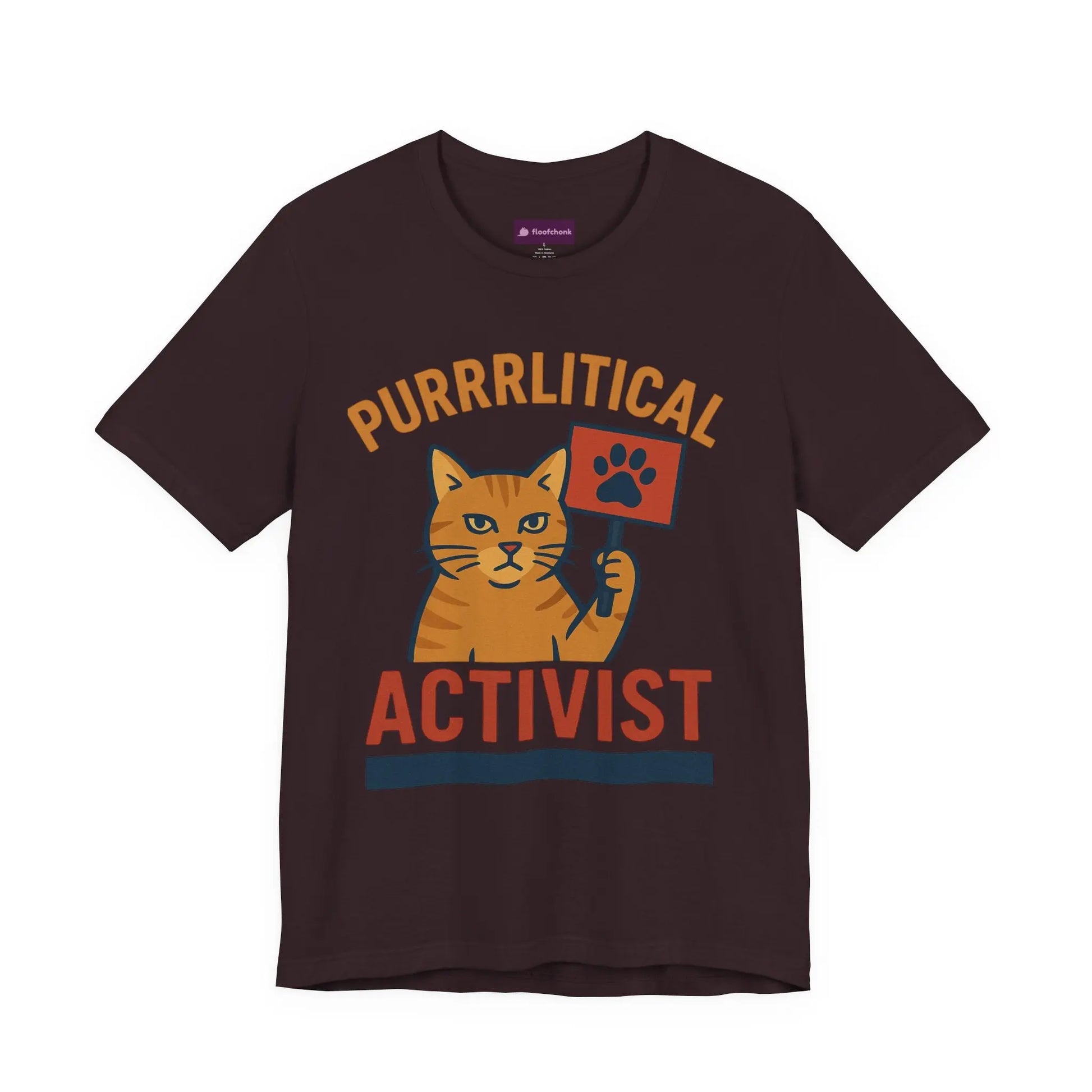 Purrlitical Activist T-Shirt Printify