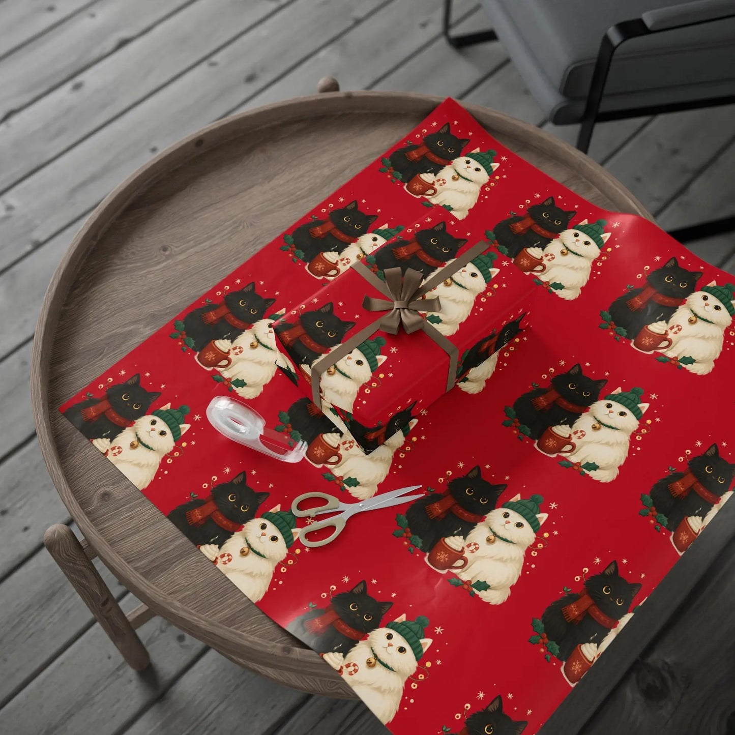 Holiday Wrapping Paper Roll Printify