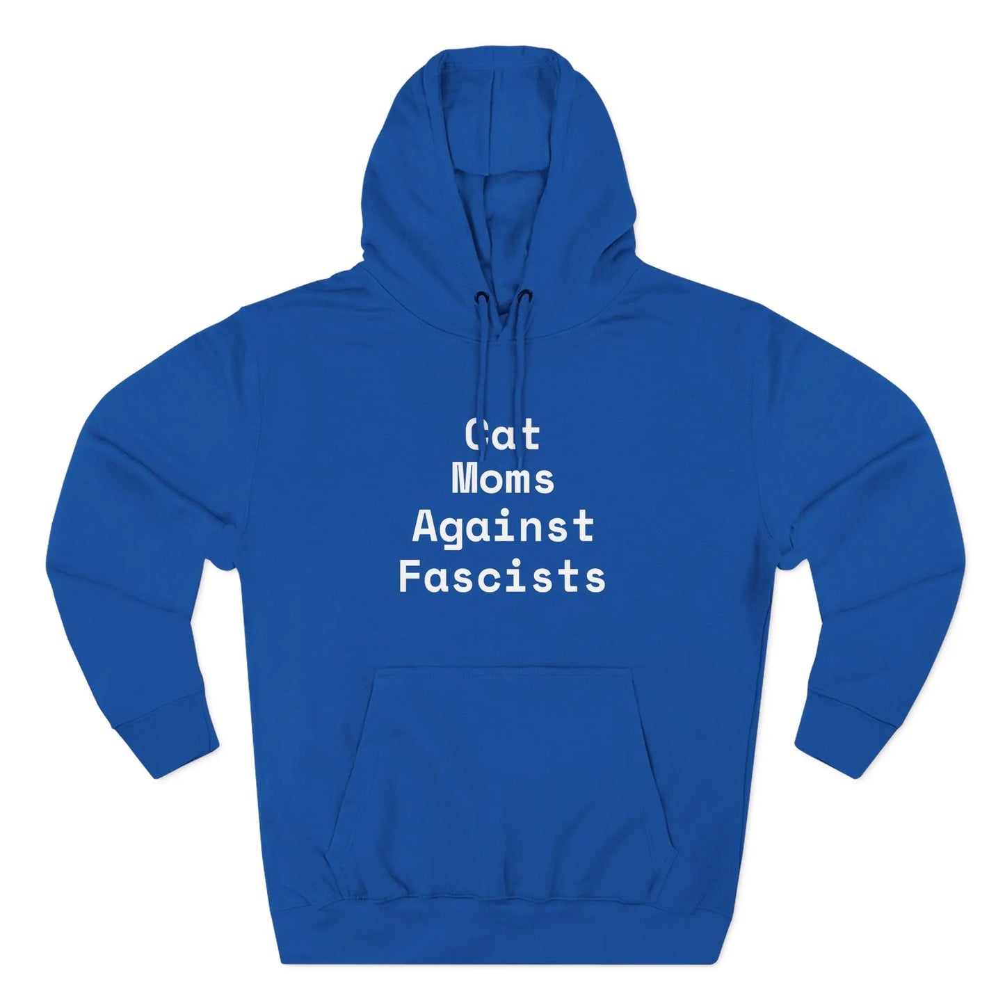 Cat Moms Against Fascists Hoodie Printify