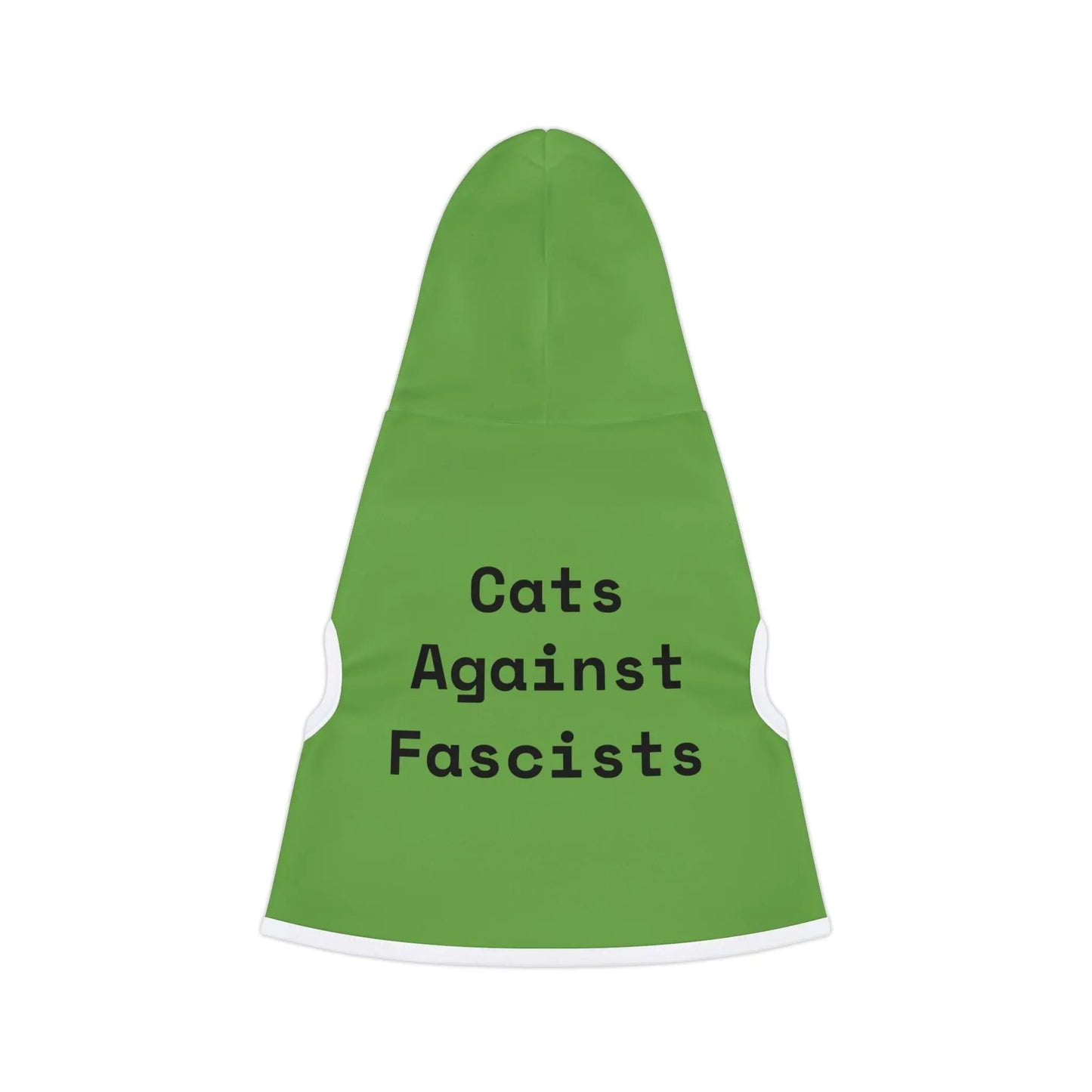 Cats Against Fascists Pet Hoodie