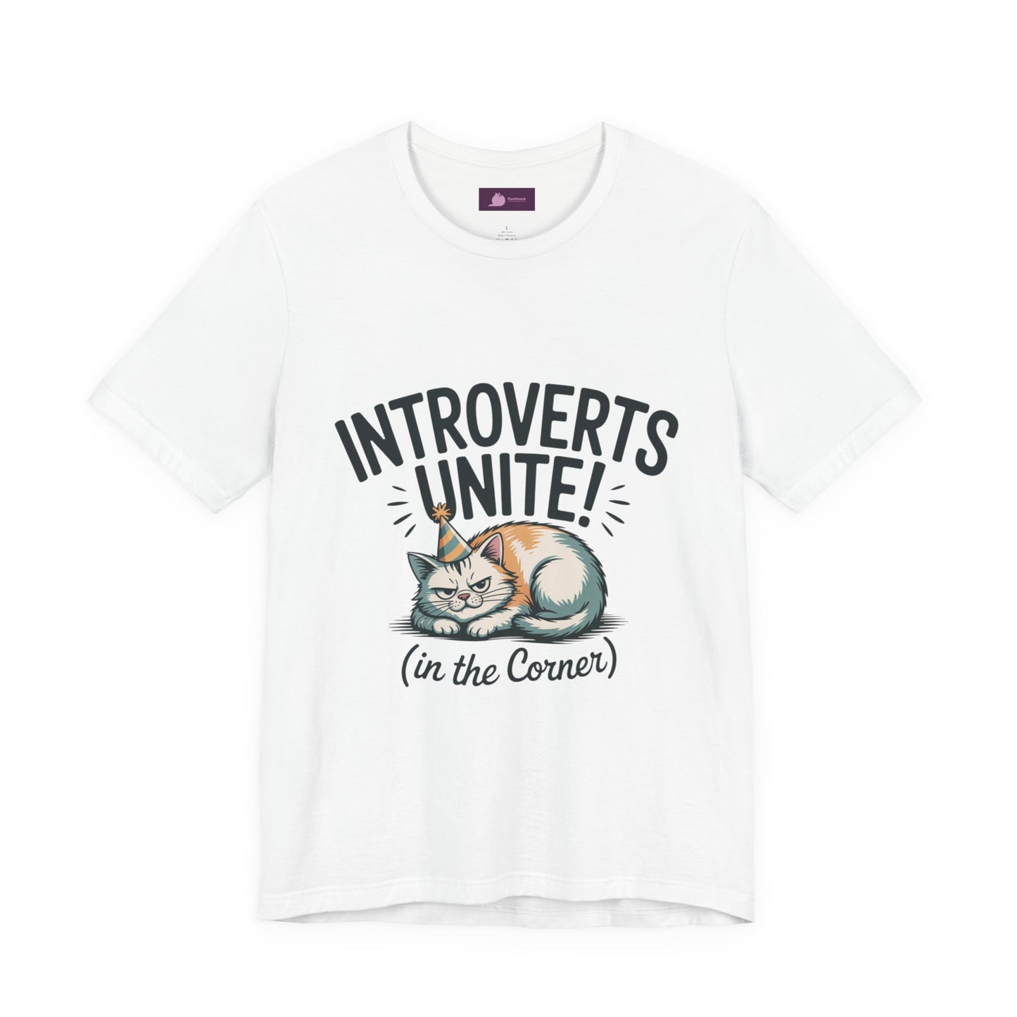 Introverts Unite (In the Corner) T-Shirt | funny holiday shirt, holiday survival tee Printify