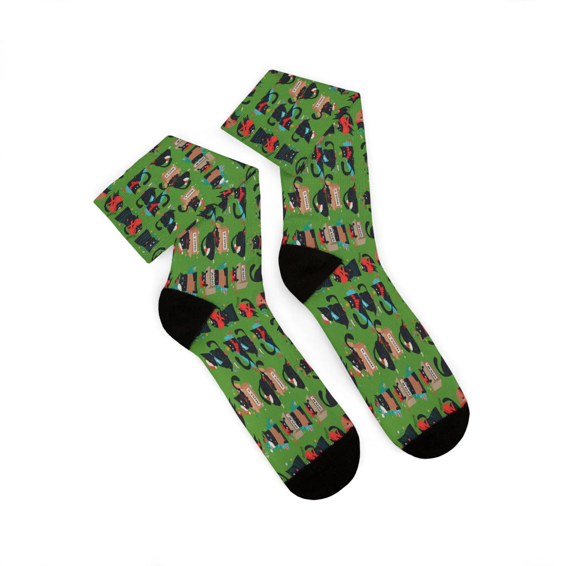 Copy of Holiday Cat Sublimation Socks Printify