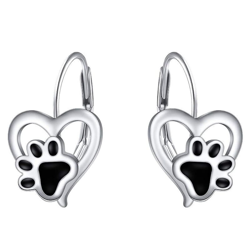 Love Cat’s Paw Earrings Female Dripping Cute