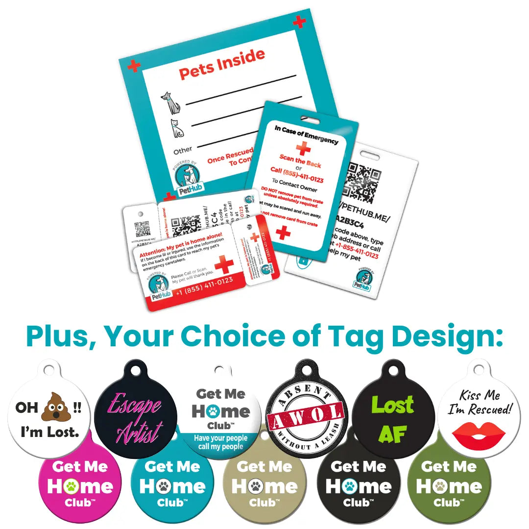 PetHub QR Pet ID Comprehensive ReadyKit – Complete Emergency Kit PetHub