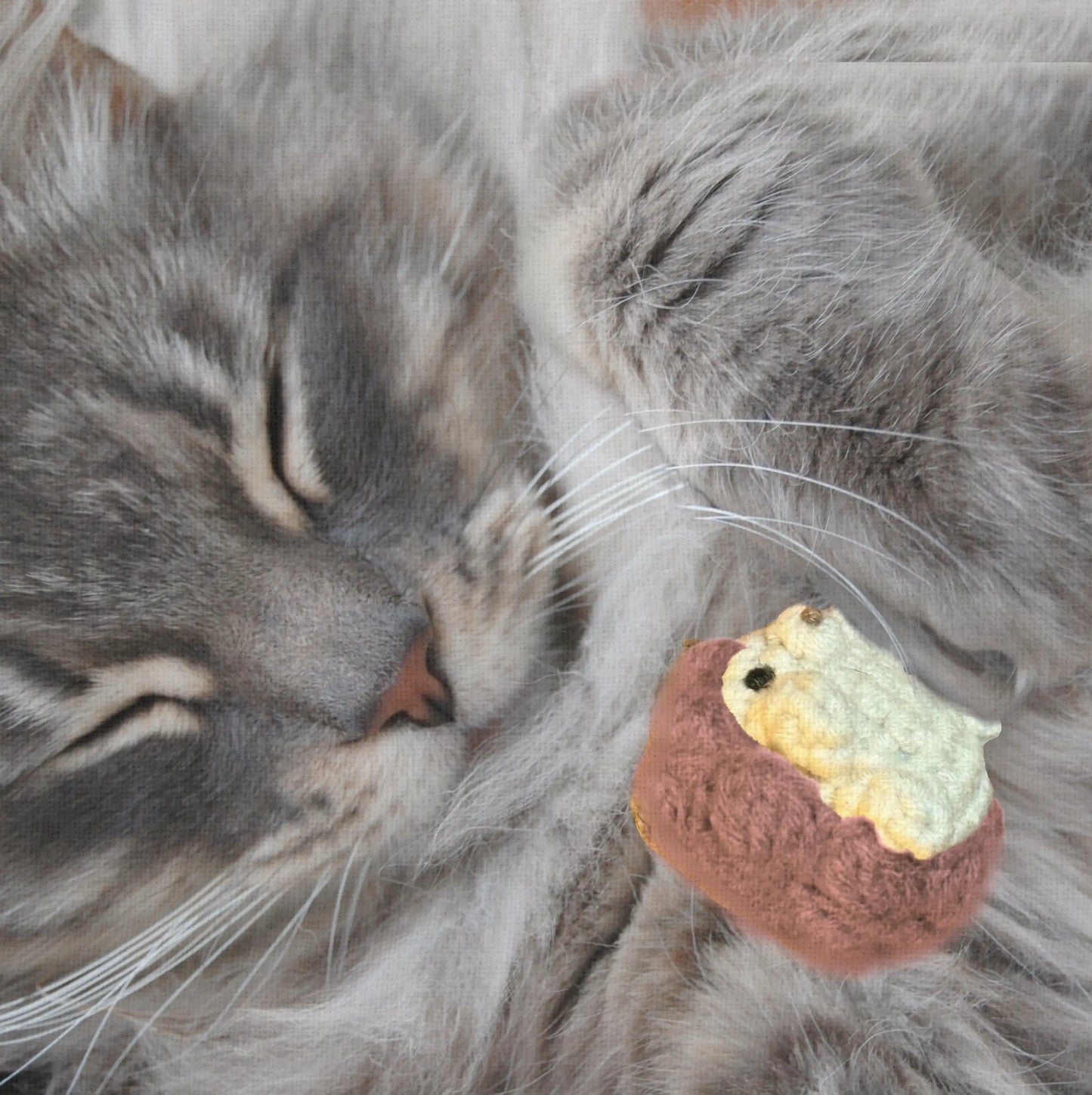 Handmade Catnip Toy | Harold the Hedgehog – A Chunkle Puff Infused with Miracle Nip Botanicals Chunkles