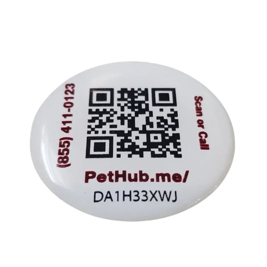 PetHub QR Pet ID Sticker – Upgrade Any Tag + Backup Pet Protection PetHub